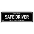 thumbnail image 1 of Signs ByLITA Standard Safe Driver Sign (Black) - Large, 1 of 6