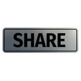 thumbnail image 1 of Signs ByLITA Standard Share Sign (Brushed Silver) - Large, 1 of 6