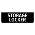 thumbnail image 1 of Signs ByLITA Standard Storage Locker Sign (Black) - Large, 1 of 6