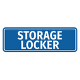 thumbnail image 1 of Signs ByLITA Standard Storage Locker Sign (Blue) - Large, 1 of 6