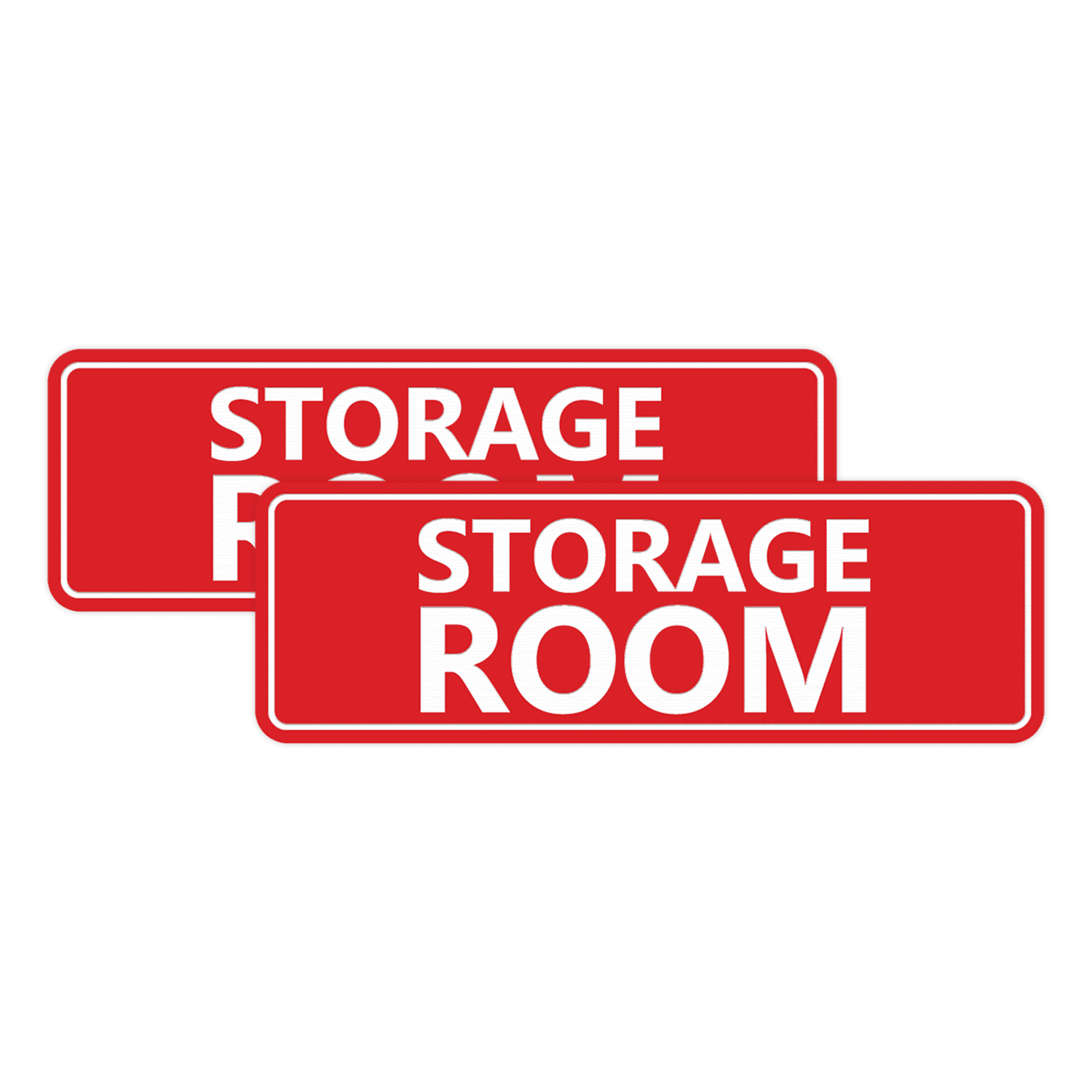 Signs ByLITA Standard Storage Room Sign (Red) - Large (2 Pack ...