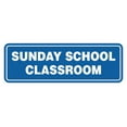 thumbnail image 1 of Signs ByLITA Standard Sunday School Classroom Sign (Blue) - Small, 1 of 8