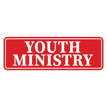 Signs ByLITA Standard Youth Ministry Sign (Red) - Large