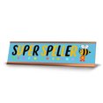 thumbnail image 1 of Signs ByLITA Super Speller Gold Frame Desk Sign (2x8), 1 of 1