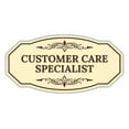 thumbnail image 1 of Signs ByLITA Victorian Customer Care Specialist Graphic Sign (Ivory/Dark Brown) - Small, 1 of 6