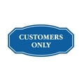 thumbnail image 1 of Signs ByLITA Victorian Customers Only Business Sign (Blue) - Small, 1 of 6