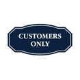 thumbnail image 1 of Signs ByLITA Victorian Customers Only Business Sign (Navy Blue / White) - Small, 1 of 6