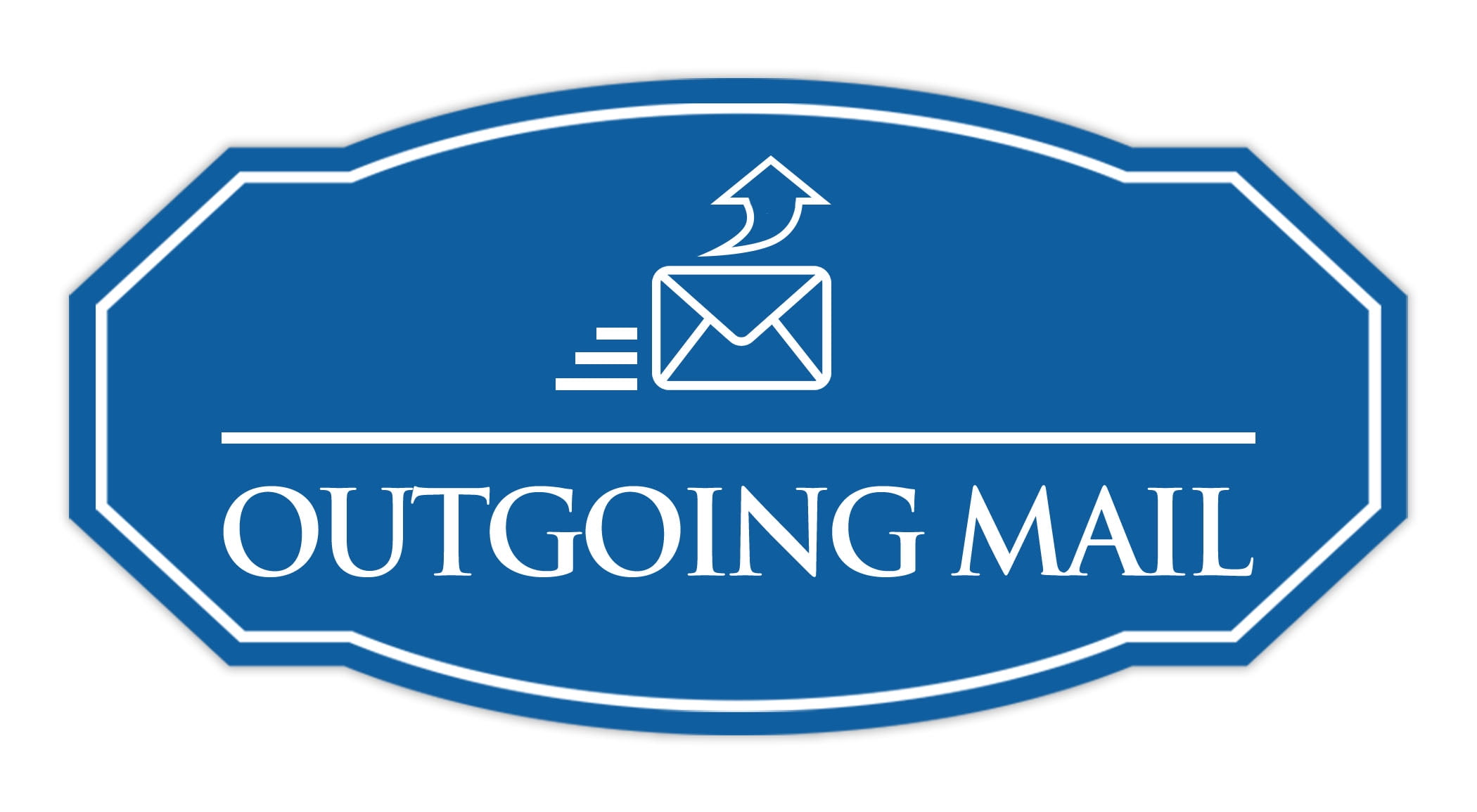 Signs ByLITA Victorian Outgoing Mail Durable ABS Plastic | Laser ...