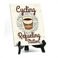 thumbnail image 1 of Signs ByLita Cycling Refueling Station, Table Sign With Acrylic Stand (6 x 8"), 1 of 4