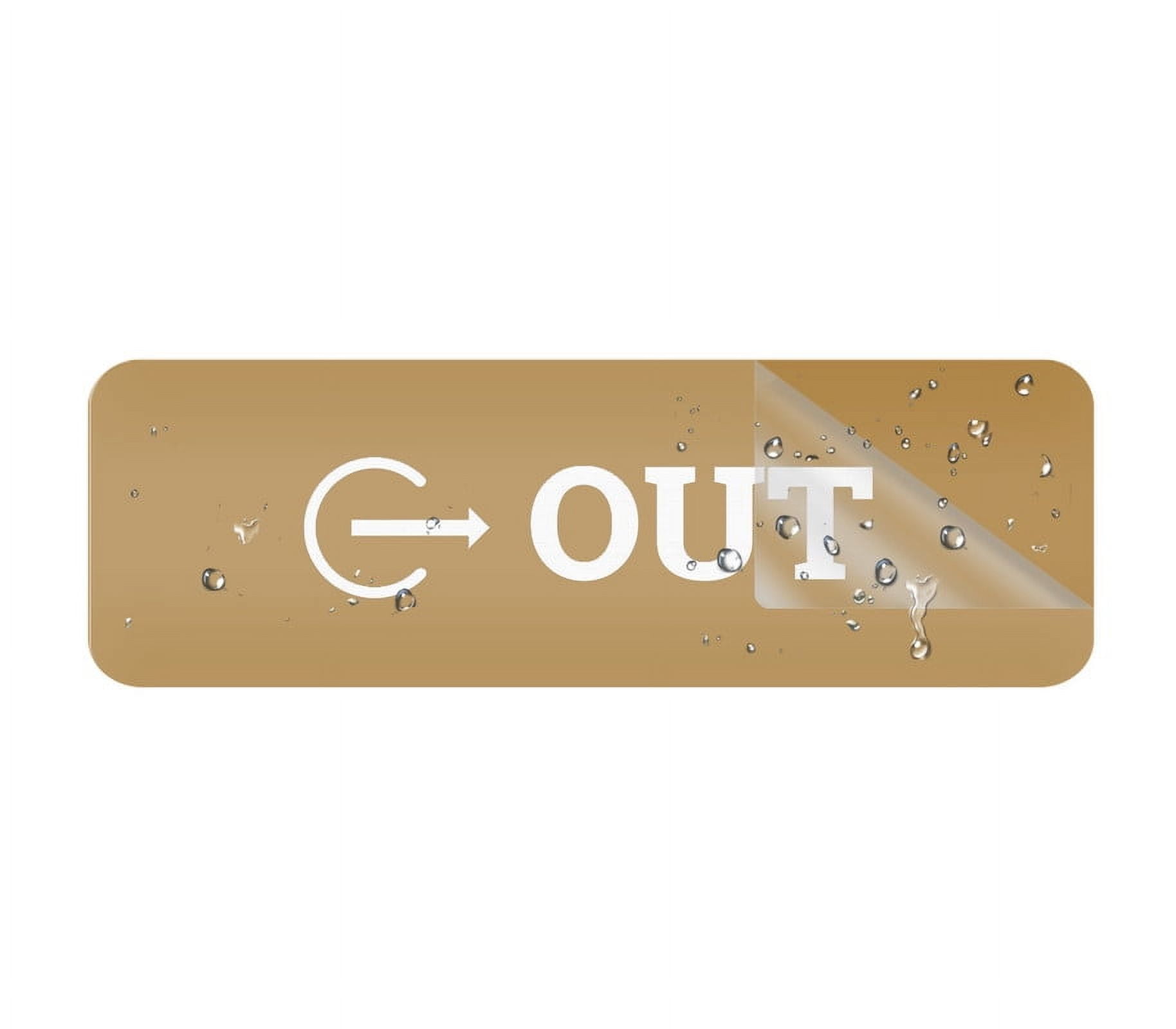 Signs Bylita Designer Out Wall Or Door Sign 10X3 Inch Sign Acrylic Self signs-bylita-designer-out-wall-or-door-sign-10x3-inch-sign-acrylic-self