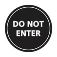 thumbnail image 1 of Signs Circle Do Not Enter Sign Size: 8 x 8 inch, 1 of 5