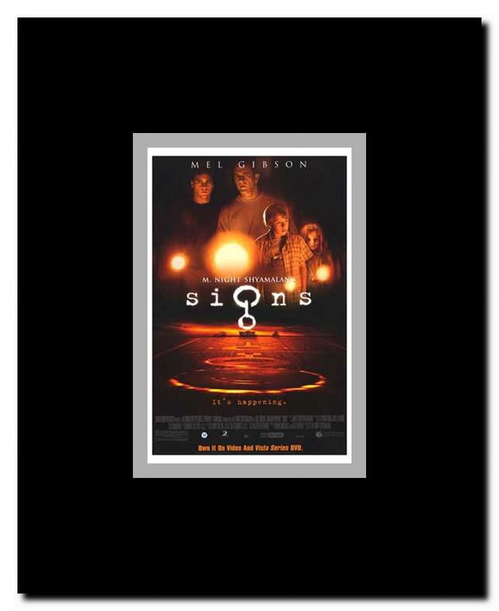 Signs Framed Movie Poster