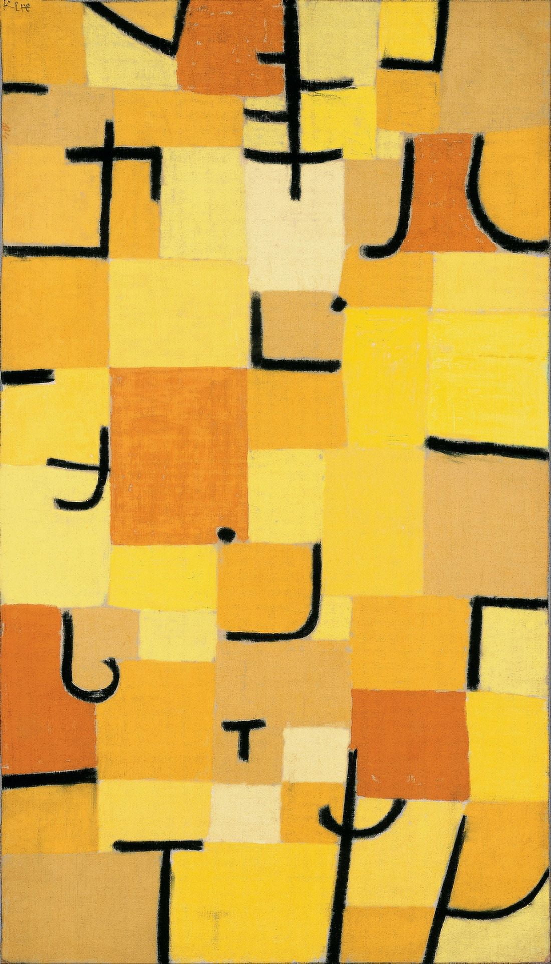 Signs In Yellow Canvas Art - Paul Klee (18 x 24)