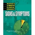 thumbnail image 1 of Pre-Owned Nurse's 5-minute Clinical Consult: Signs & Symptoms (Paperback) 1582557039 9781582557038, 1 of 1