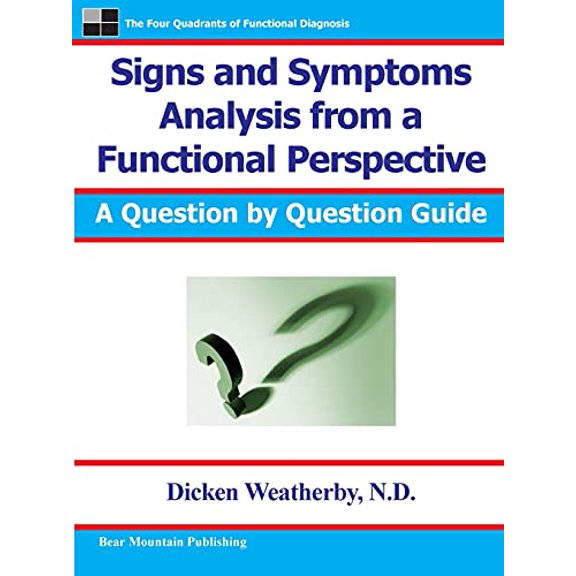 Pre-Owned Signs and Symptoms Analysis from a Functional Perspective (Paperback) 0976136724 9780976136729
