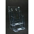 thumbnail image 1 of Signworld 2 Pocket Tri-fold Brochure Holder 4" X 9" - Great for Displaying Brochures! (Brochures, Flyers, Graphic,Advertising, Marketing), 1 of 2