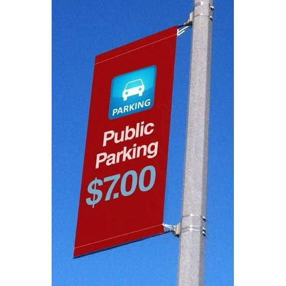 Signworld 24" Street Light Pole Banner Bracket Hardware