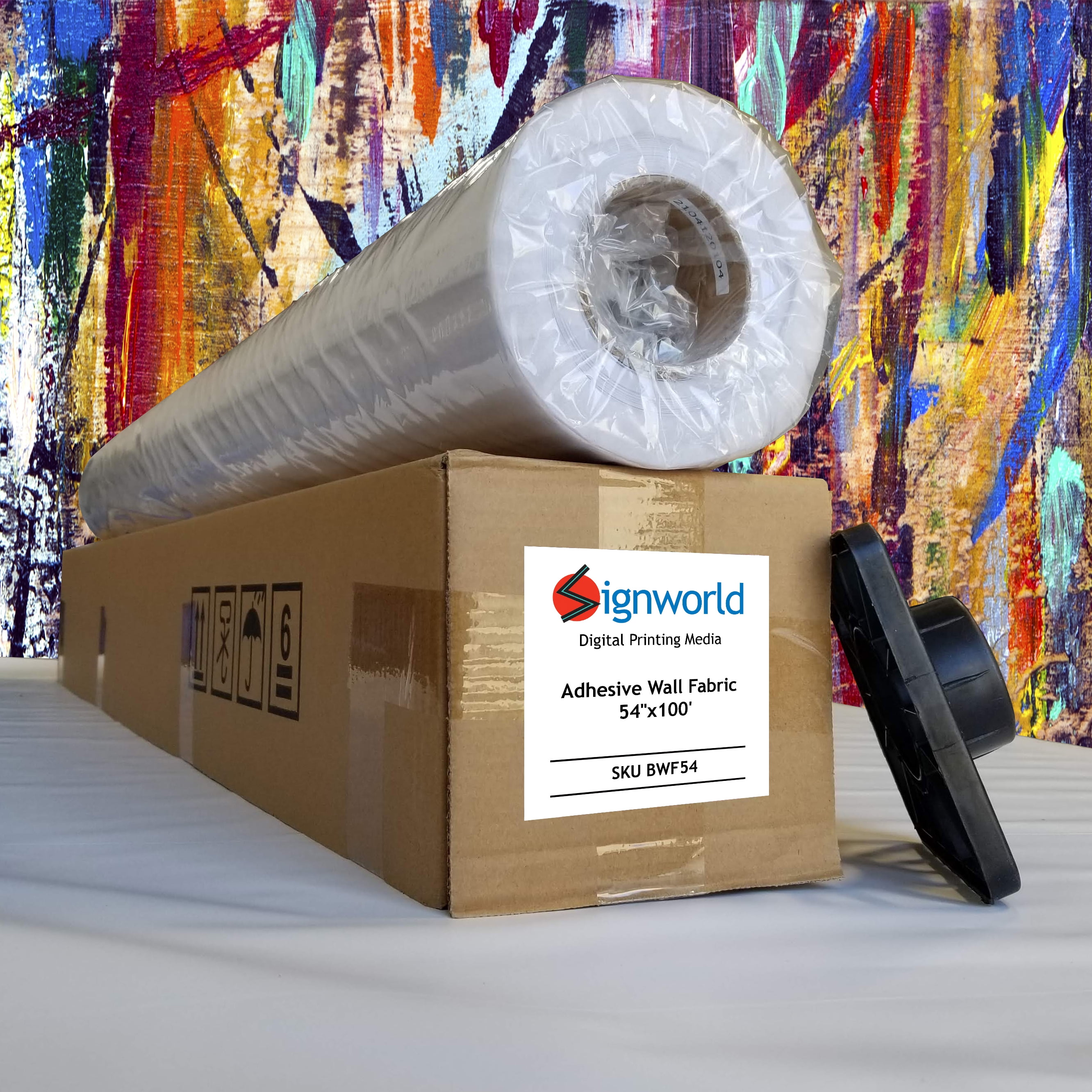 Signworld Adhesive Graphic Wall Fabric 54"x100' - Removable