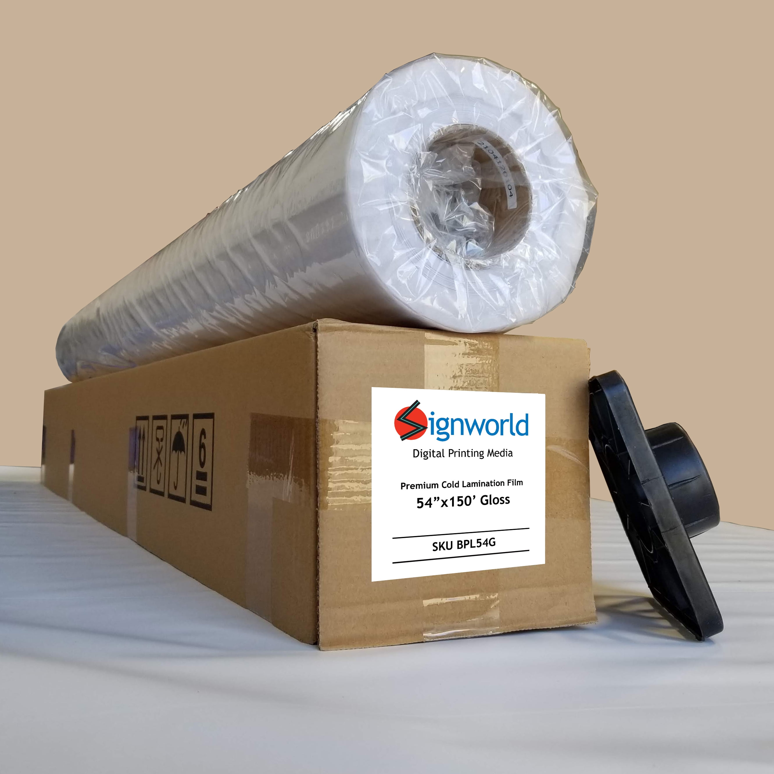 Signworld America Premium Cold Lamination Film, 54 X 150