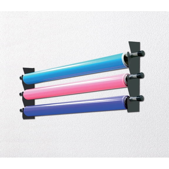 Signworld BVR54 compatible with 'Vinyl Roll Wall Mount Storage Rack 54" Width printer (3 Poles Included)