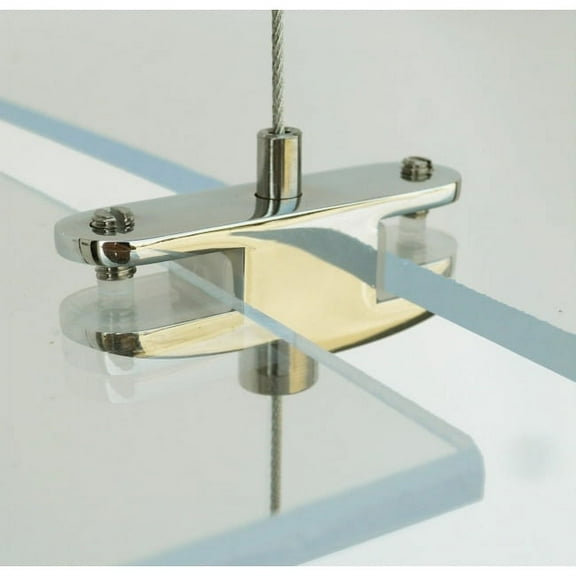 Signworld Cable Display Systems: Double-Sided Clamp 6 pcs - Great for Trade Shows, Marketing, Advertising and Sign Shops (Display Panels)