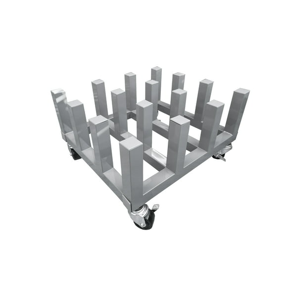 Signworld Heavy Duty Media Roll Mover Cart Rack - Holds 16 rolls (Sign Shop, Production, Manufacturing, Marketing)