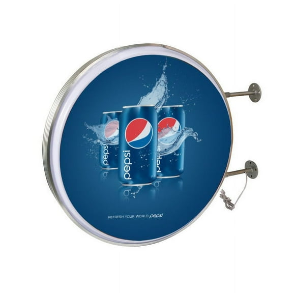 Signworld LED Round Outdoor Light Box Sign - Great for Business Advertising (Marketing, Promotional, Display, Street Sign, Graphic)