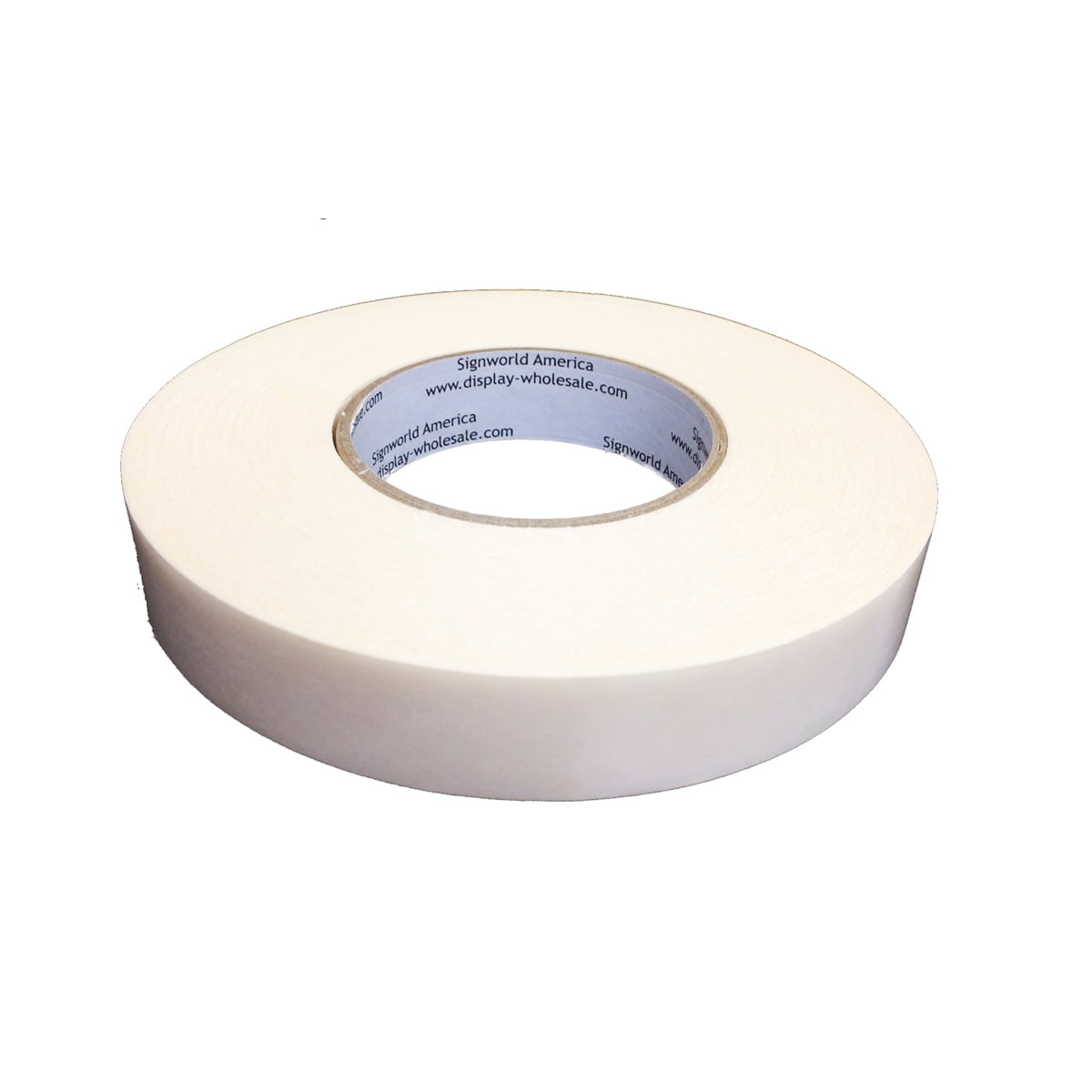 Signworld Super Strength Banner Hem Tape - Double Sided 1" x 164' of Double-sided Tape (Perfect for sign shop, print shop, manufacturing, and arts and craft materials)