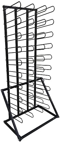 Signworld Bodenhalterung 30,5 Cm – Für Schilder, Displays & Werbung, Schwarz Pulverbeschichtet, Max. 2,5 Cm Materialstärke