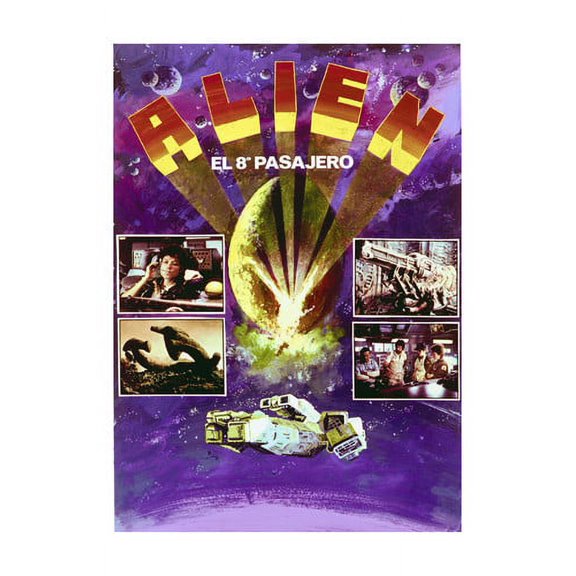 Sigourney Weaver and Ian Holm in Alien rare artwork 24x36 Poster