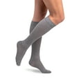 thumbnail image 1 of Sigvaris 252 Women's Style Linen Knee High Socks - mmHg Light Grey MS, 1 of 2