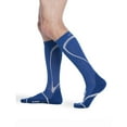 thumbnail image 1 of Sigvaris 412CXS50 20-30mmHg Knee High Compression Sock- Extra Large And Short- Blue, 1 of 8