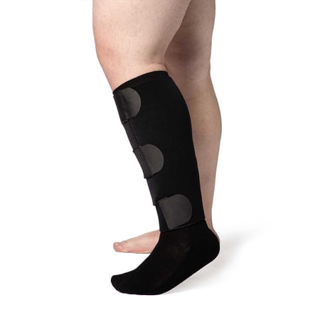 Sigvaris Compreflex Contain Calf Reg Black Large