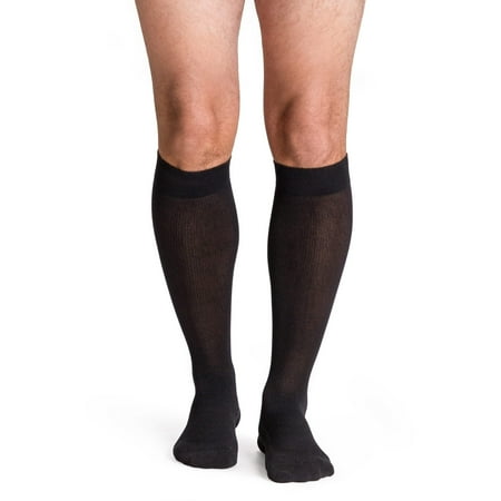 Sigvaris Dynaven 962 Cushioned Cotton Socks - 20-30 mmHg Black ML