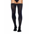 thumbnail image 1 of Sigvaris Essential 863 Opaque Men's 30-40 Closed Toe Thigh High Compression Stockings w/Grip Top Black LL Long, 1 of 3