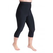 Sigvaris Lymphedema Compreshort Capri - 10-15 mmHg Black X-Large Max