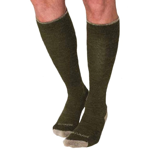 SIGVARIS Merino Outdoor Cushioned Wool Socks 20-30mmHg (Olive) MS Medium Short