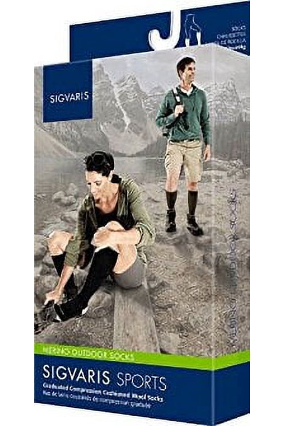 Motion 422 Thermoregulating Wool 20-30 Knee High Compression Socks Olive SL