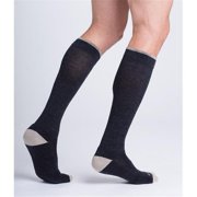 Sigvaris Merino Outdoor Performance Merino Performance Outdoor Wool Compression Socks - Charcoal - Long Large
