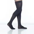 thumbnail image 1 of Sigvaris Style 822 Men's Microfiber 20-30 Thigh High Compression Stockings w/Grip Top Tan-Khaki LL Long, 1 of 3