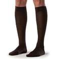 thumbnail image 1 of Sigvaris Sea Island Cotton 191CB11 15-20mmHg Mens Closed Toe, Calf Socks - Brown, Size B, 1 of 2