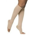 thumbnail image 1 of Sigvaris Essential 862 Opaque 20-30 Open Toe Knee High Compression Stockings Crispa SL Long, 1 of 2