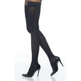 thumbnail image 1 of Sigvaris Soft Opaque  30-40 mmHg Womens Closed Toe Thigh- Black- Large-Short, 1 of 4