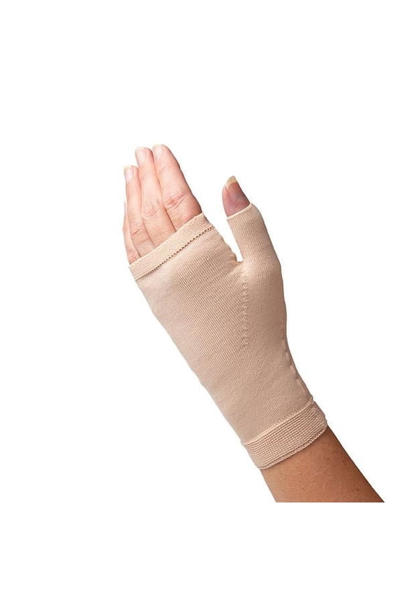 Specialty 561 Secure 15-20 mmHg Lymphedema Compression Gauntlet Beige Large