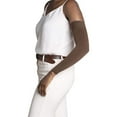 thumbnail image 1 of Sigvaris Specialty 562 Secure 20-30 mmHg Lymphedema Compression Armsleeve w/Dot Top Band Cocoa G3, 1 of 4