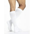 thumbnail image 1 of Sigvaris Specialty 602 Men's Diabetic 18-25 Knee High Compression Socks White XS Short, 1 of 2
