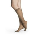 thumbnail image 1 of Sigvaris Style 783 Sheer 30-40 Closed Toe Knee High Compression Stockings Cafe LS Short, 1 of 7