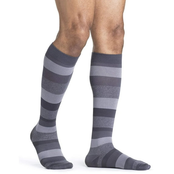Sigvaris Style 832 Microfiber Patterns Men's Socks 20-30 mmHg