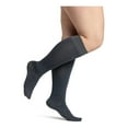thumbnail image 1 of Sigvaris Style 832 Microfiber Patterns Women's Closed Toe Socks - 20-30 mmHg Graphite Chevron LS Short, 1 of 9