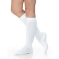 thumbnail image 1 of Sigvaris Well Being 160 Eversoft Diabetic 8-15 Knee High Compression Socks White Small, 1 of 2